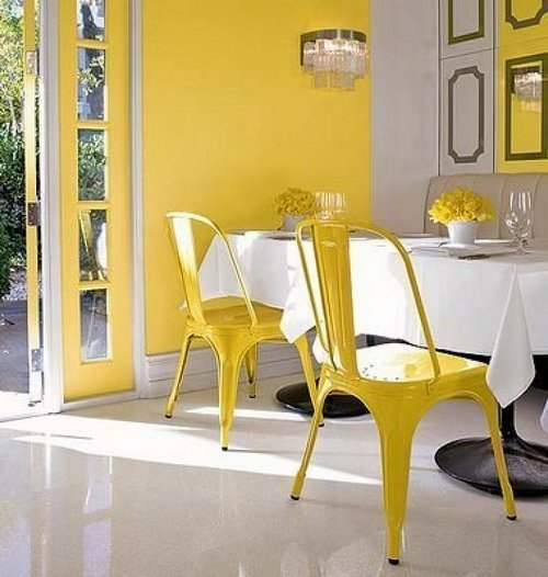 Бело-желтый интерьер гостиной (53 фото): проверенные и креативные решения